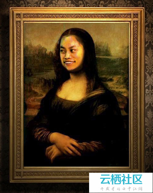 ps合成凤姐搞笑版蒙娜丽莎的微笑